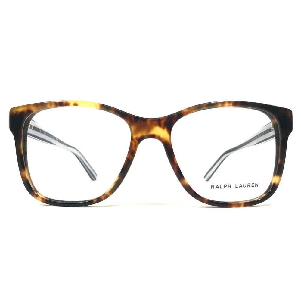 Ralph Lauren Eyeglasses Frames RL6120 5351 Blue White Brown Tortoise 52-16-140